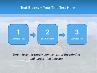 Morning African Mountain PowerPoint Template