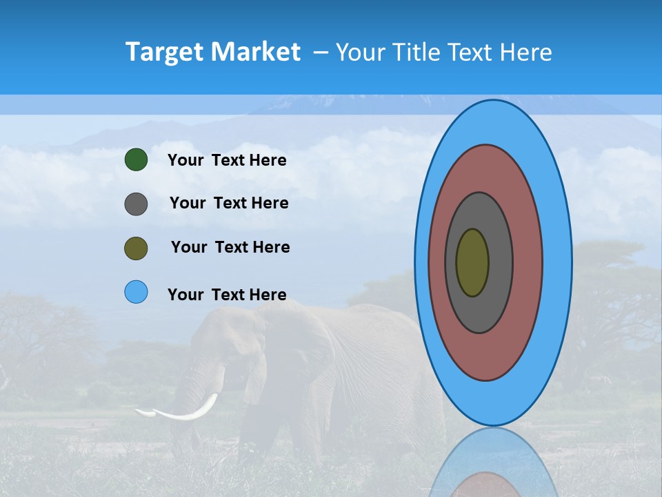 Morning African Mountain PowerPoint Template