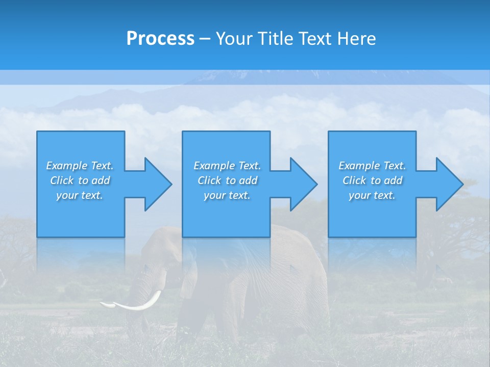 Morning African Mountain PowerPoint Template