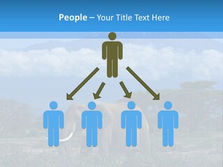 Morning African Mountain PowerPoint Template