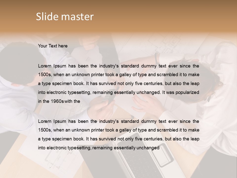 Paperwork Showing Risk PowerPoint Template