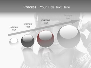 A Young Man Wearing Headphones Is Smiling PowerPoint Template