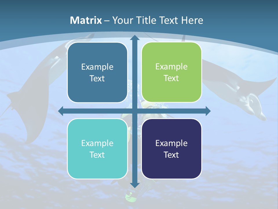 Leaf Green Isolated PowerPoint Template