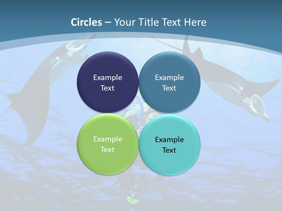 Leaf Green Isolated PowerPoint Template