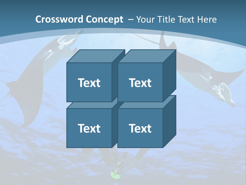 Leaf Green Isolated PowerPoint Template