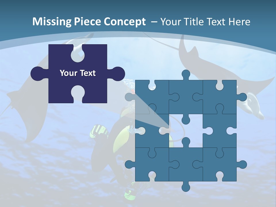 Leaf Green Isolated PowerPoint Template