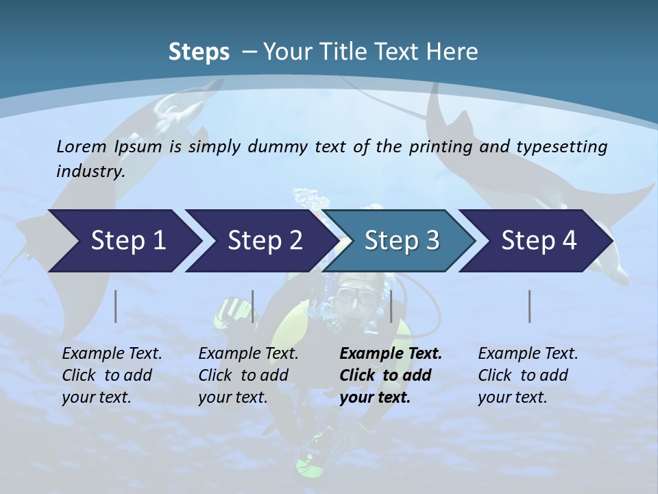 Leaf Green Isolated PowerPoint Template