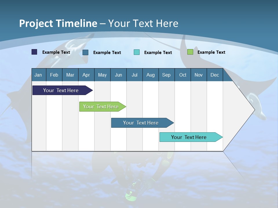 Leaf Green Isolated PowerPoint Template