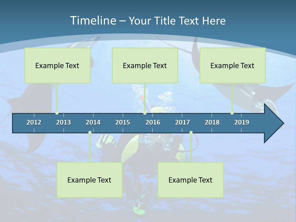Leaf Green Isolated PowerPoint Template