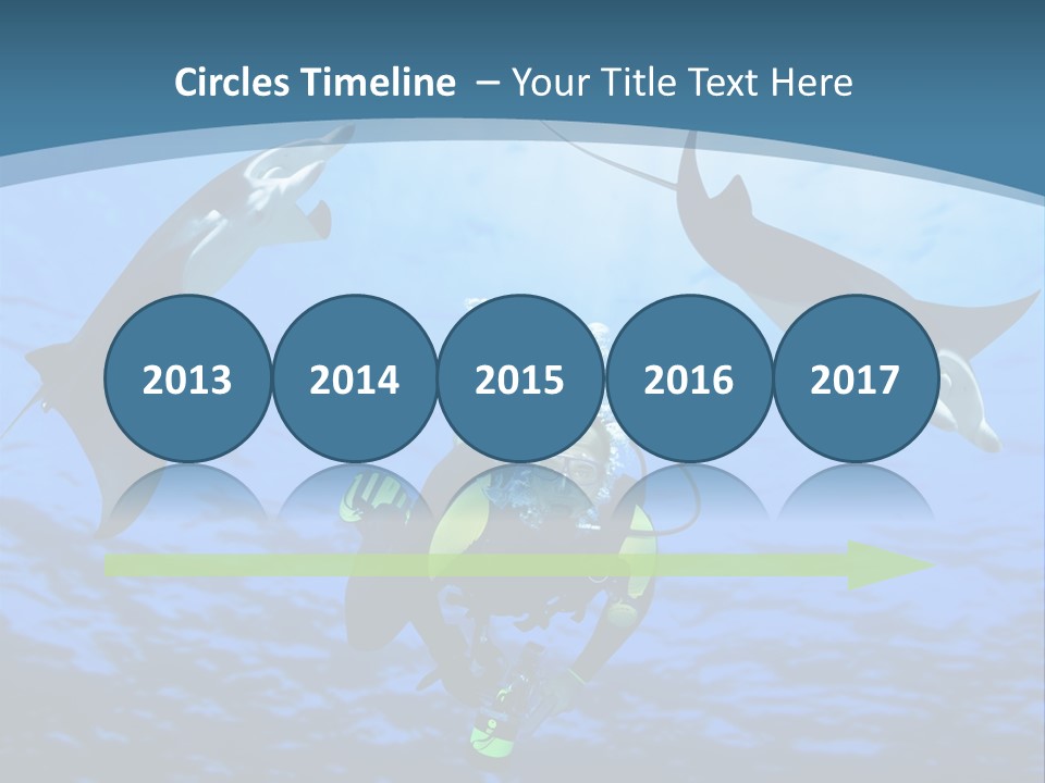 Leaf Green Isolated PowerPoint Template