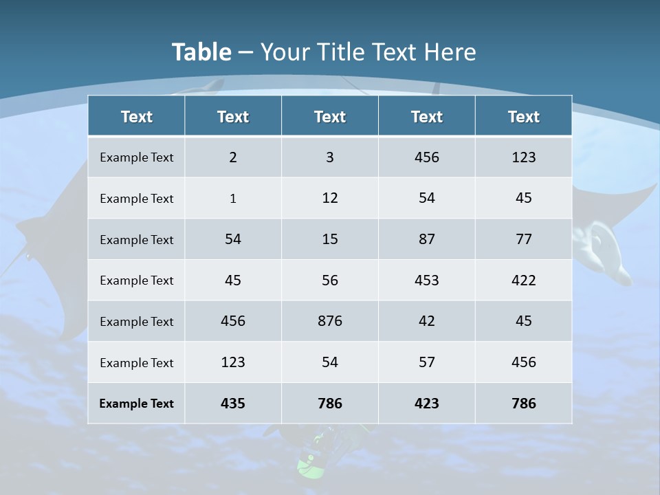 Leaf Green Isolated PowerPoint Template