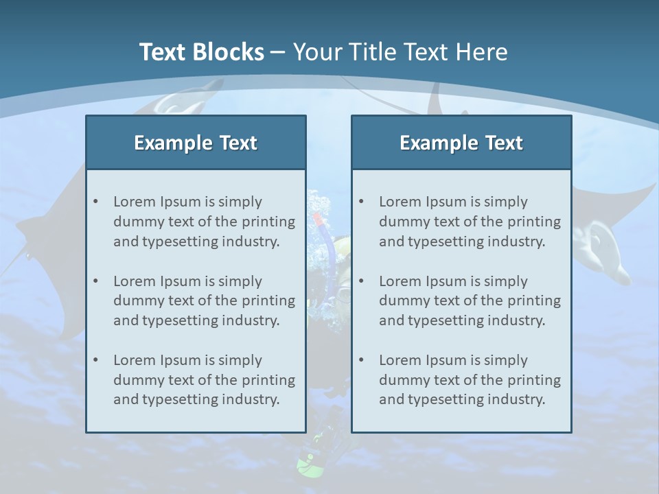 Leaf Green Isolated PowerPoint Template