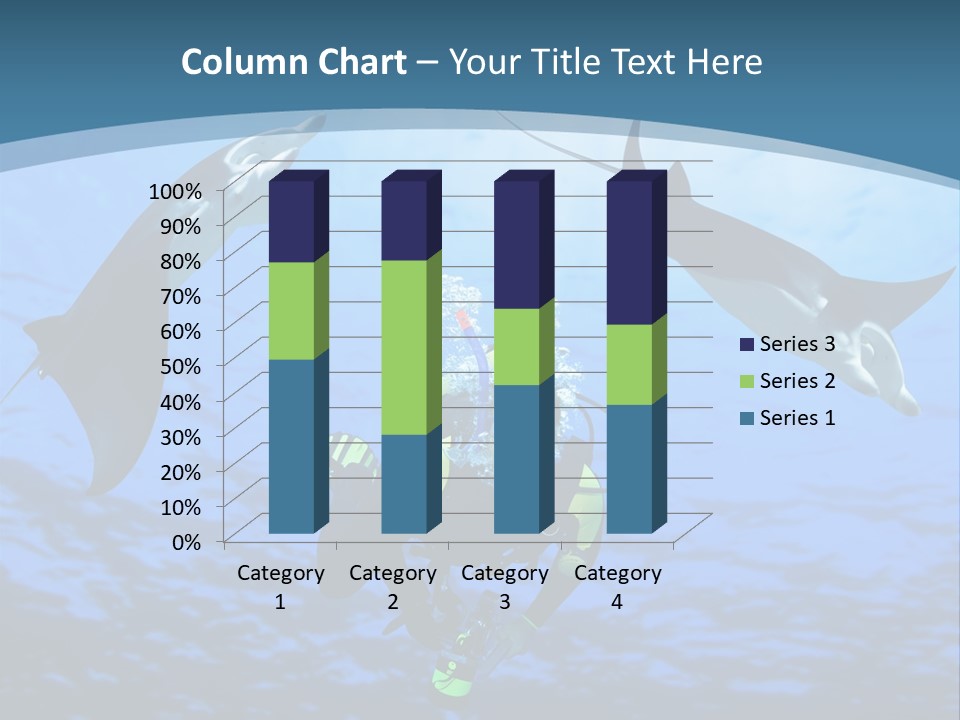 Leaf Green Isolated PowerPoint Template