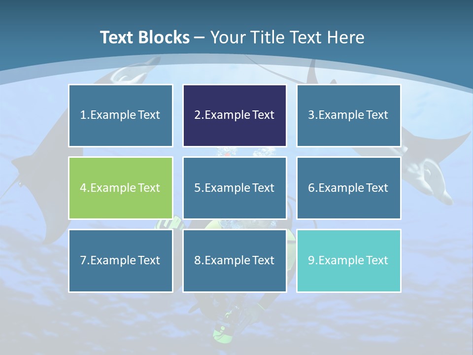 Leaf Green Isolated PowerPoint Template