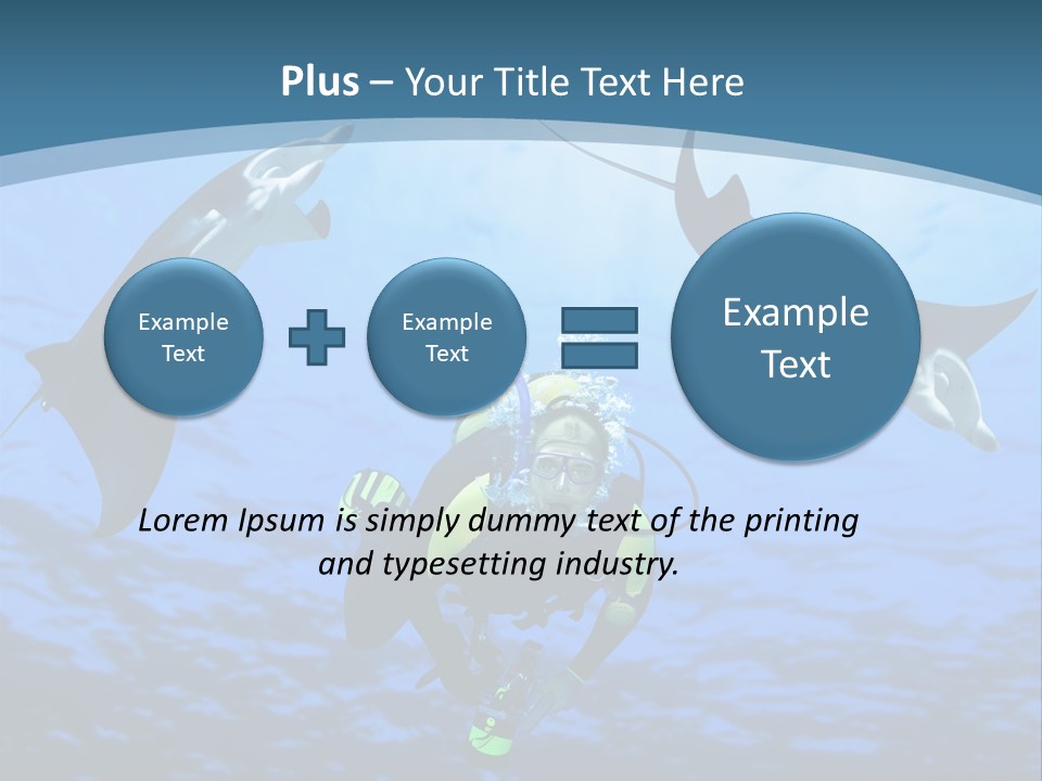 Leaf Green Isolated PowerPoint Template