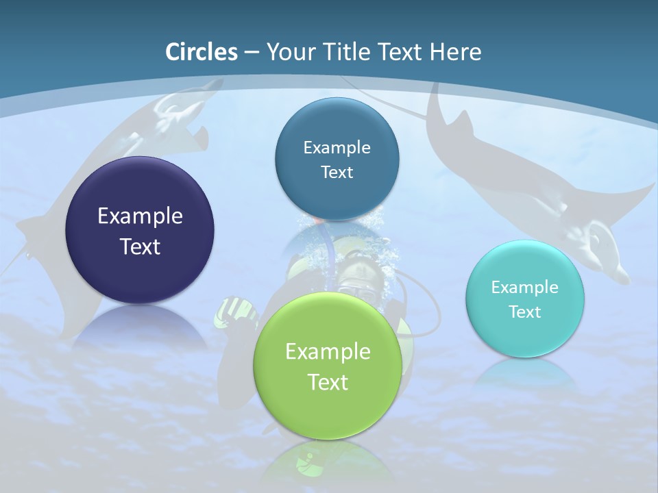 Leaf Green Isolated PowerPoint Template