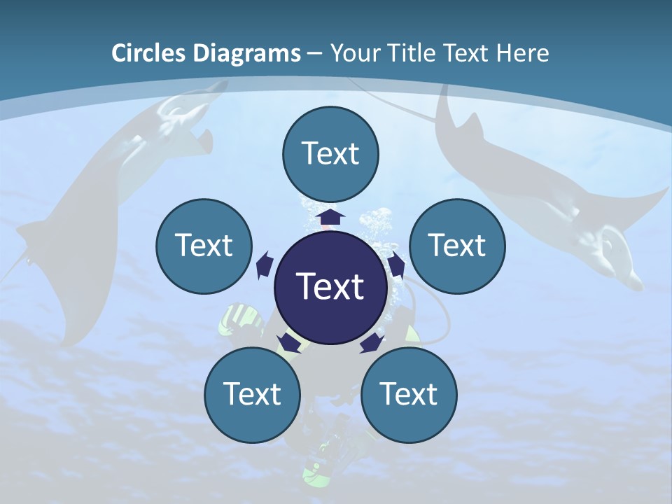 Leaf Green Isolated PowerPoint Template