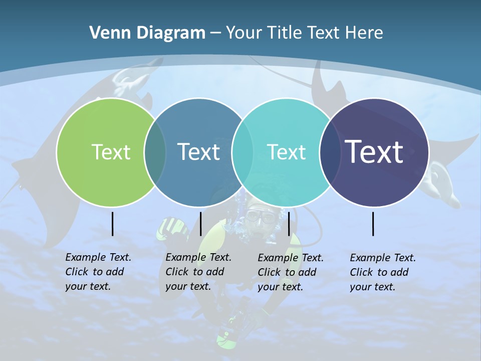 Leaf Green Isolated PowerPoint Template