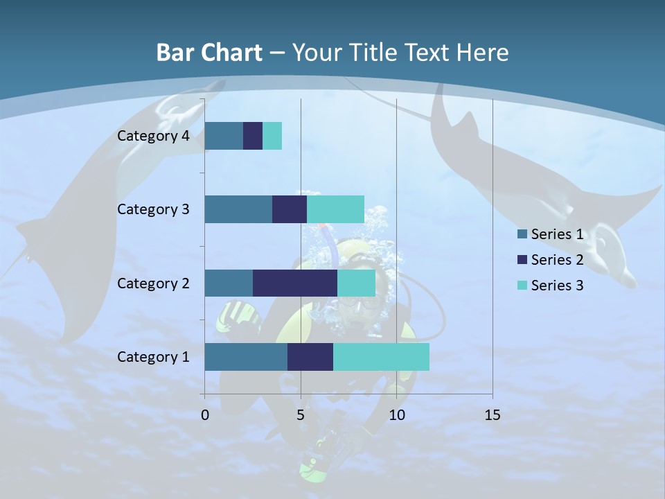 Leaf Green Isolated PowerPoint Template