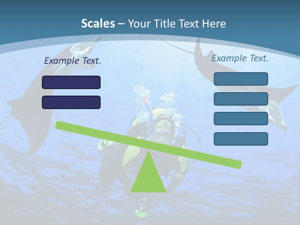 Leaf Green Isolated PowerPoint Template