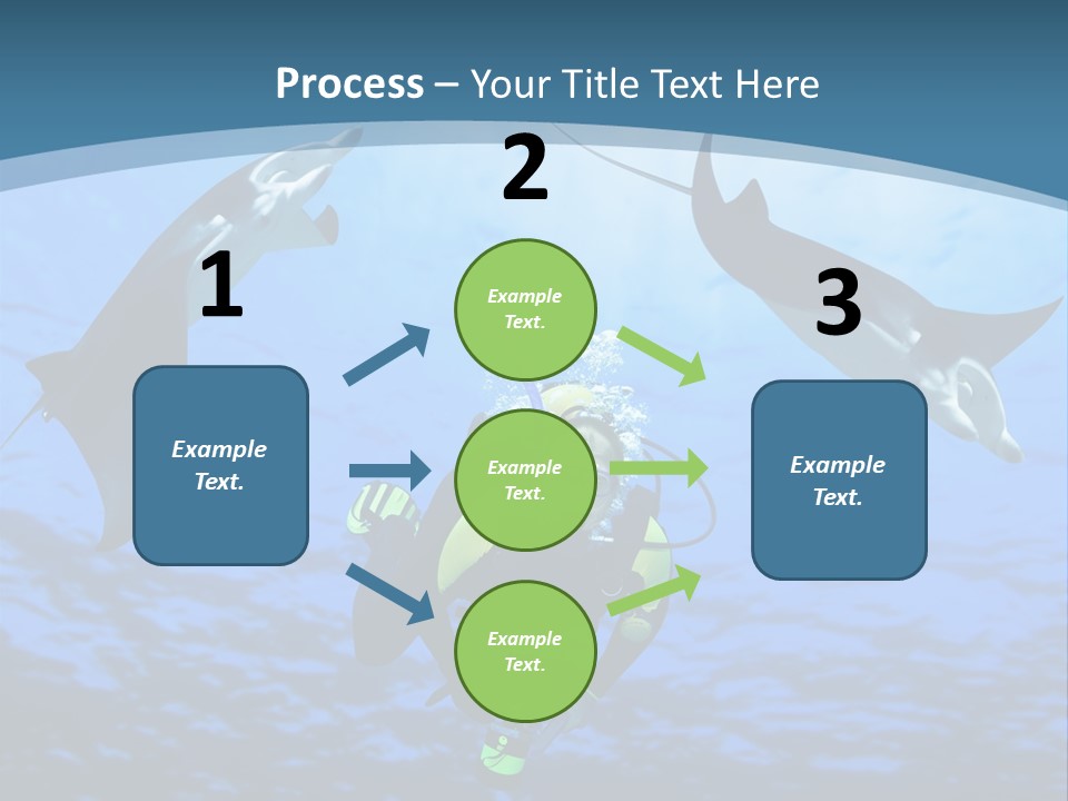 Leaf Green Isolated PowerPoint Template