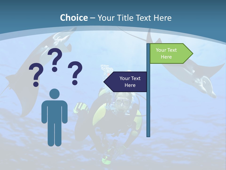 Leaf Green Isolated PowerPoint Template