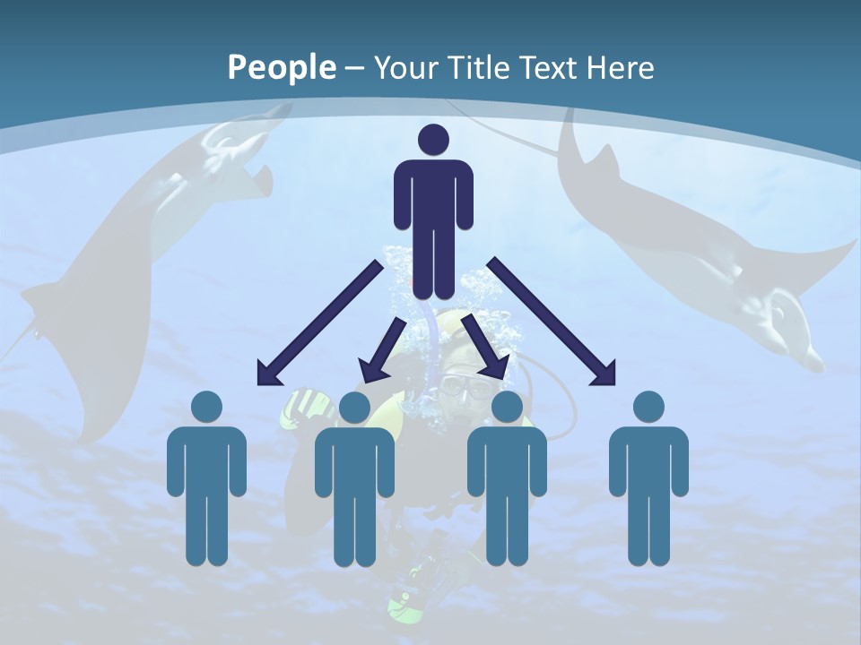 Leaf Green Isolated PowerPoint Template