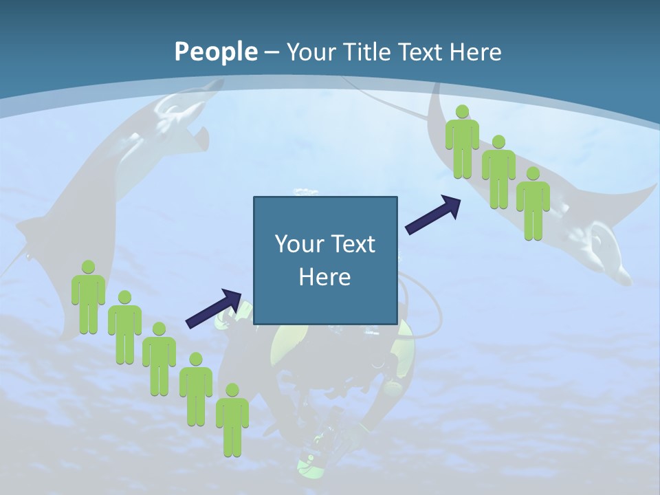 Leaf Green Isolated PowerPoint Template