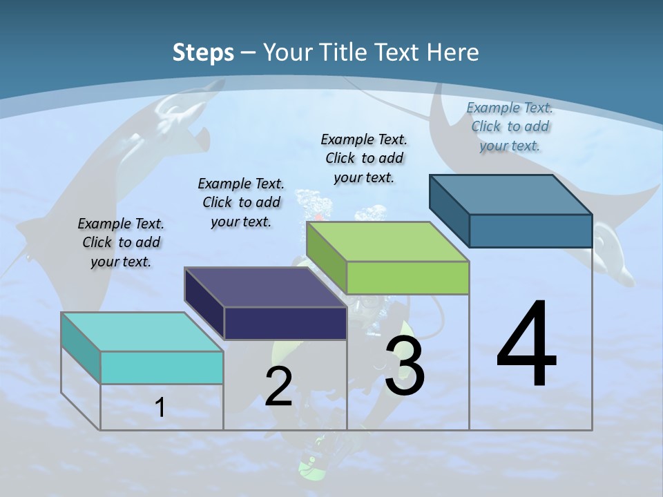 Leaf Green Isolated PowerPoint Template