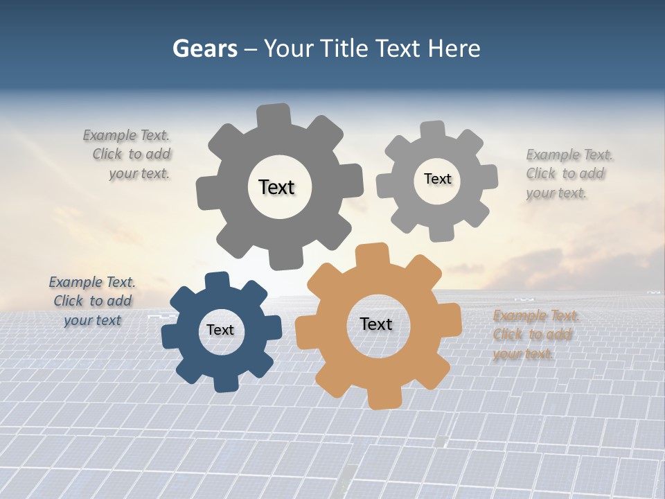 Design Array Plant PowerPoint Template