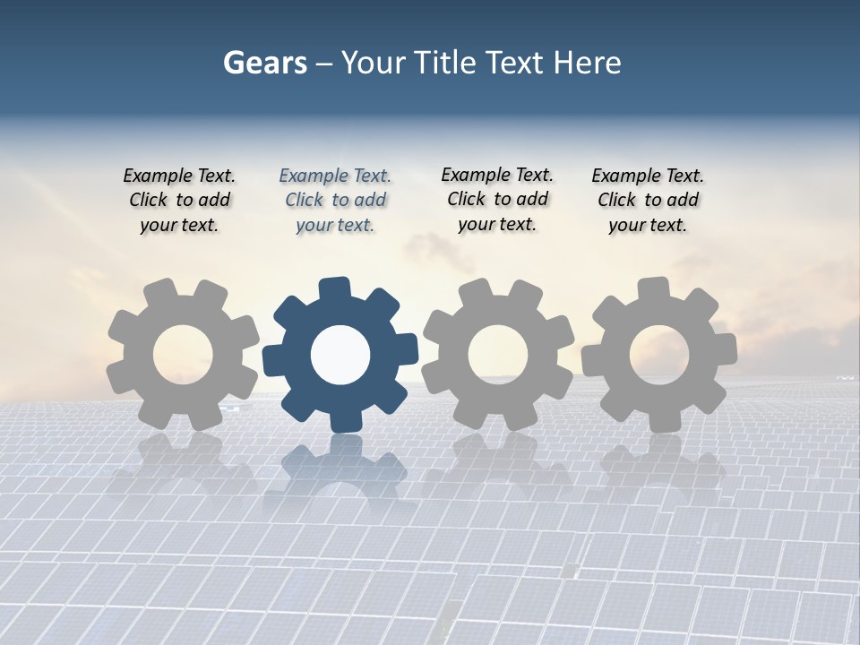 Design Array Plant PowerPoint Template