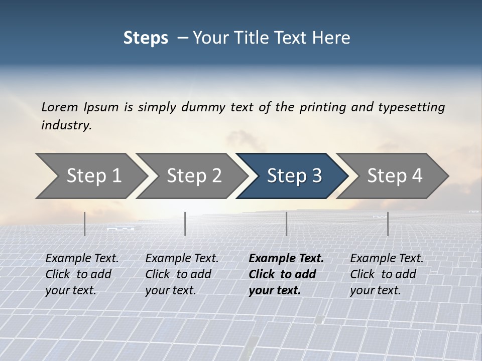 Design Array Plant PowerPoint Template