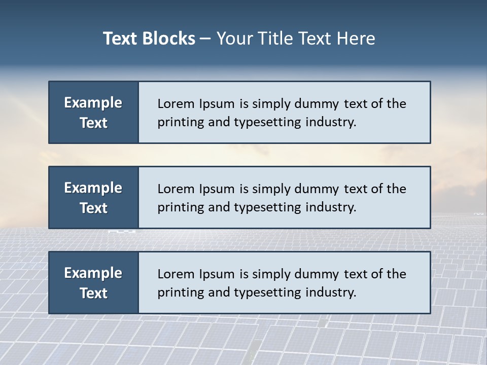 Design Array Plant PowerPoint Template