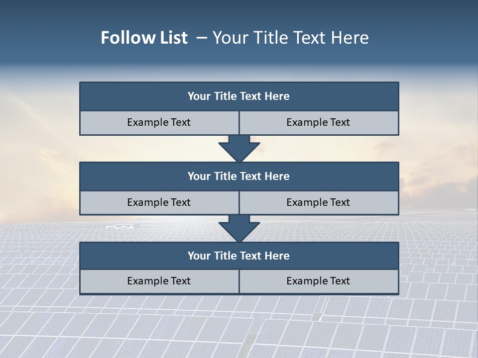Design Array Plant PowerPoint Template
