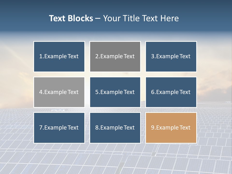 Design Array Plant PowerPoint Template