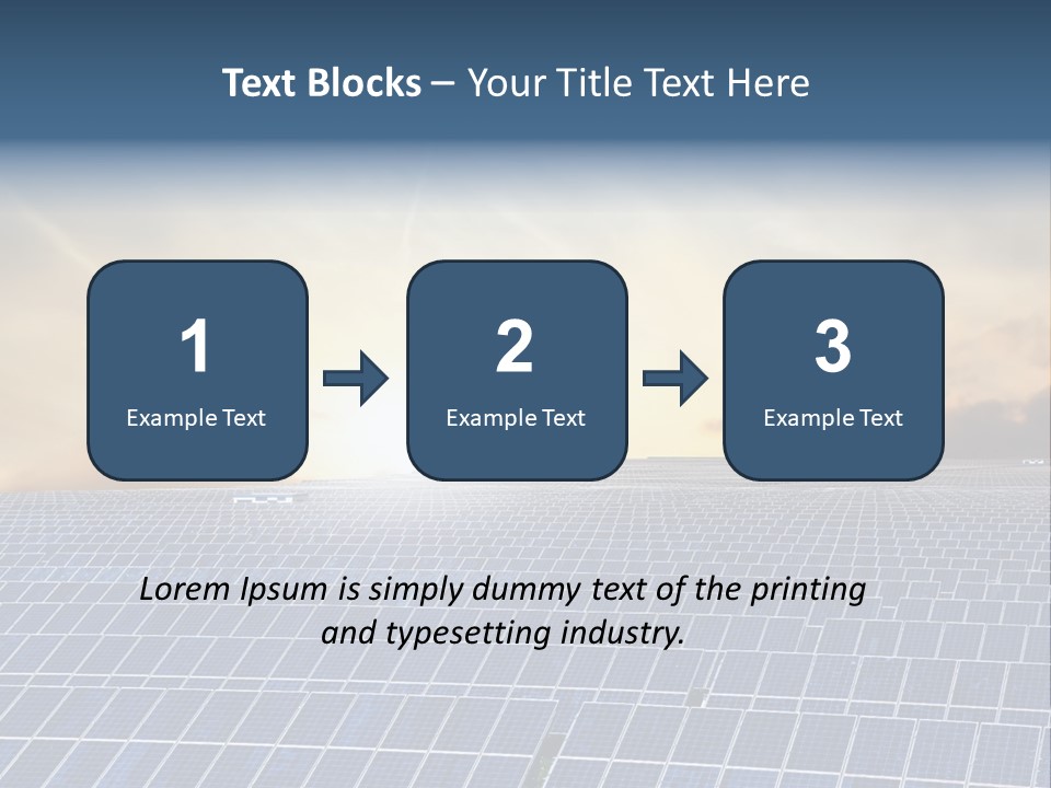Design Array Plant PowerPoint Template