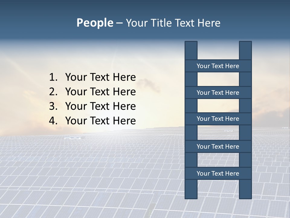 Design Array Plant PowerPoint Template