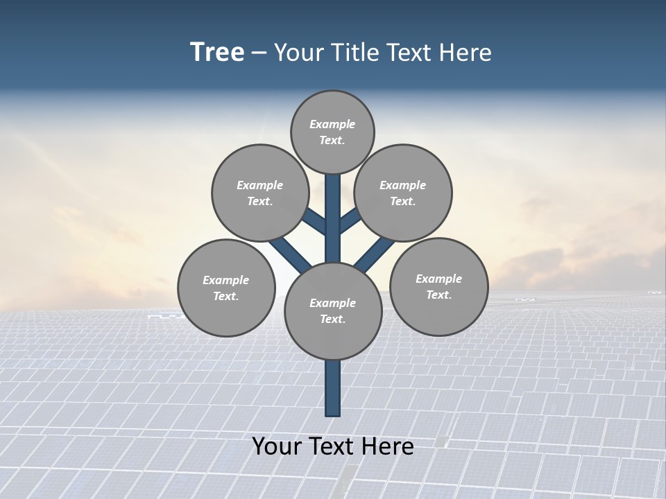 Design Array Plant PowerPoint Template