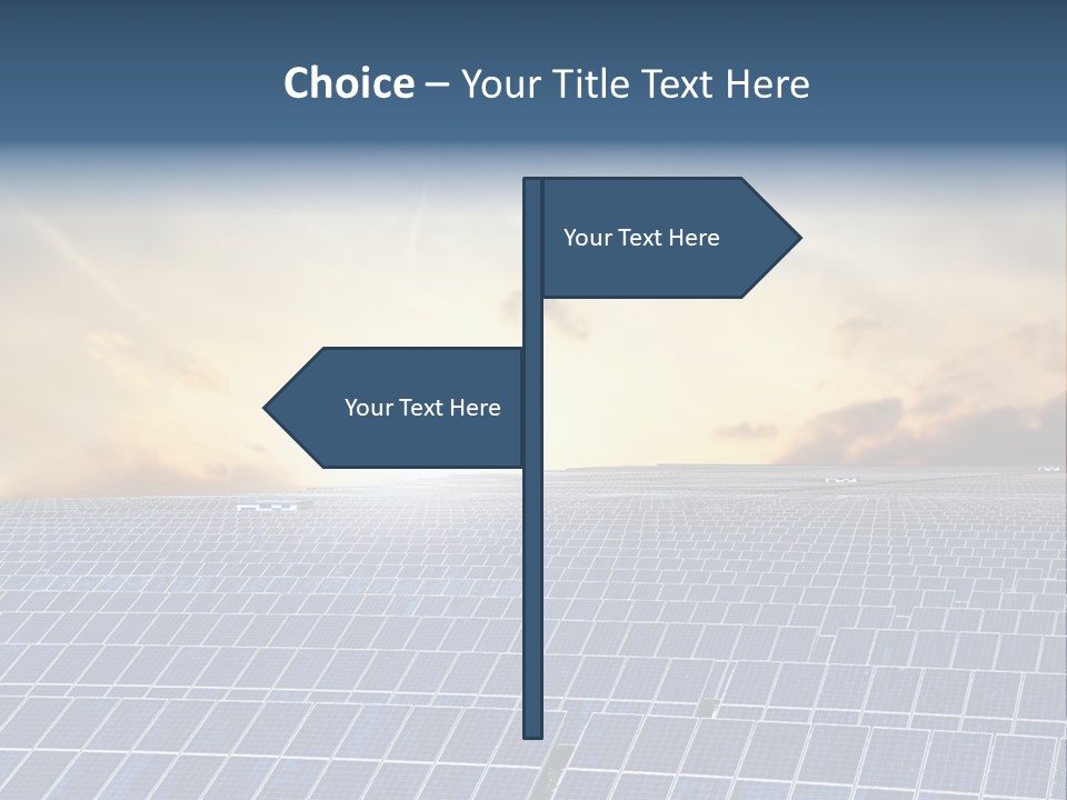 Design Array Plant PowerPoint Template