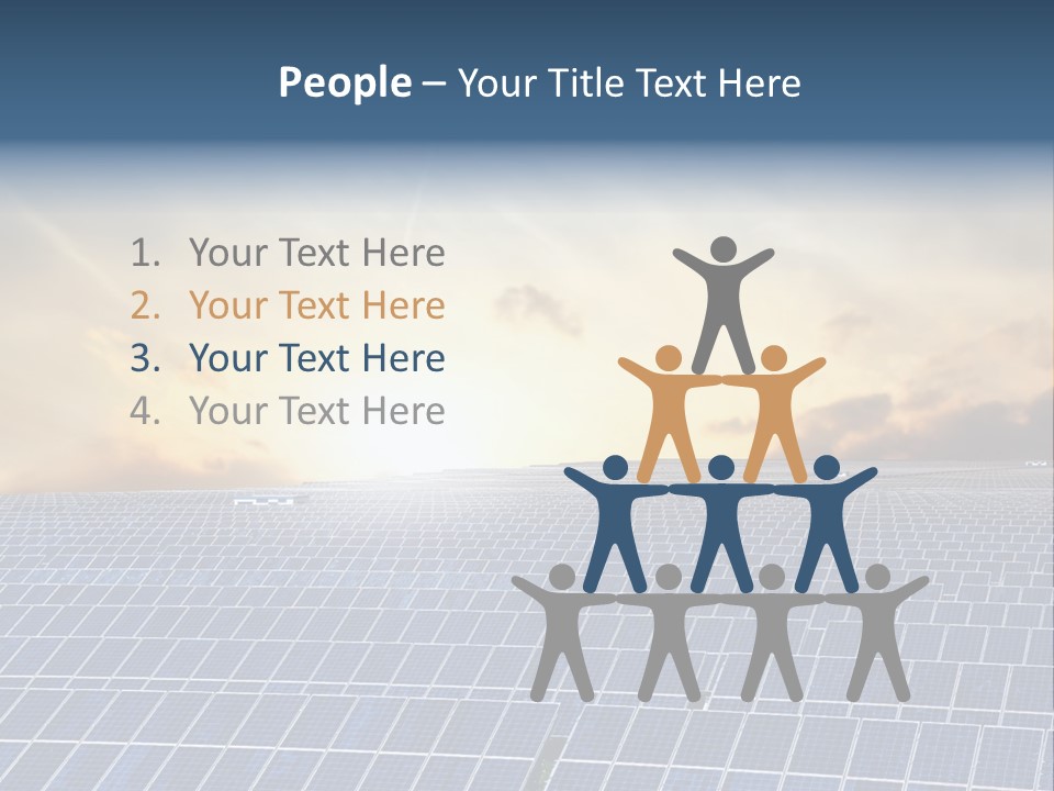 Design Array Plant PowerPoint Template