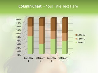 Green Beautiful Face PowerPoint Template