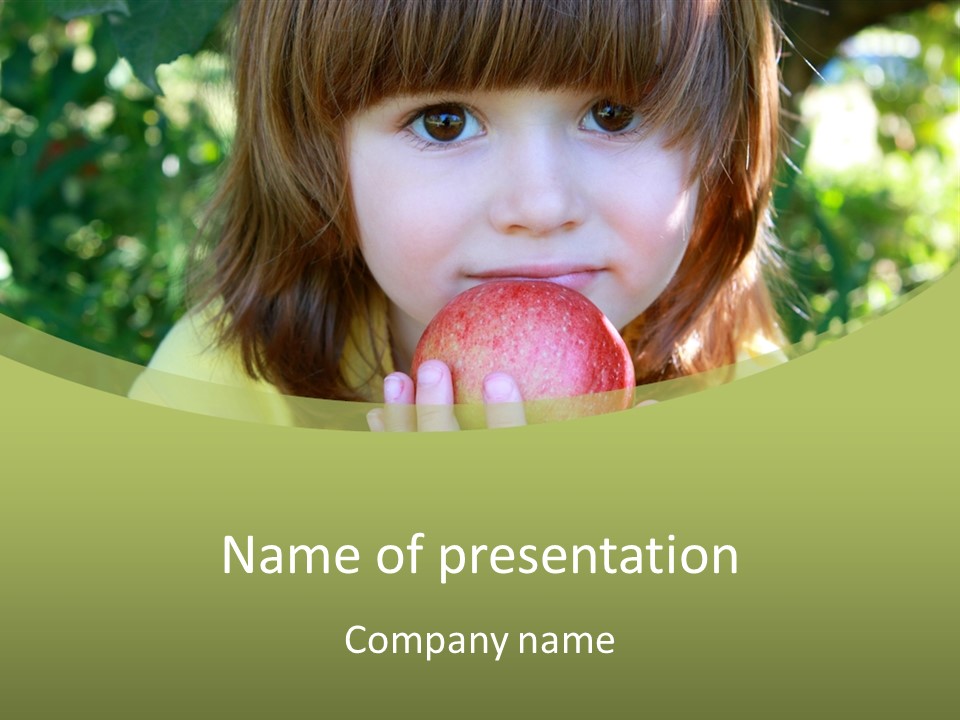 Freshness Gourmet Eating PowerPoint Template