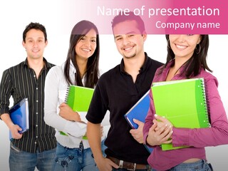 Group Mates Classmates PowerPoint Template