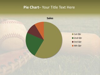 Field Infield Ball PowerPoint Template