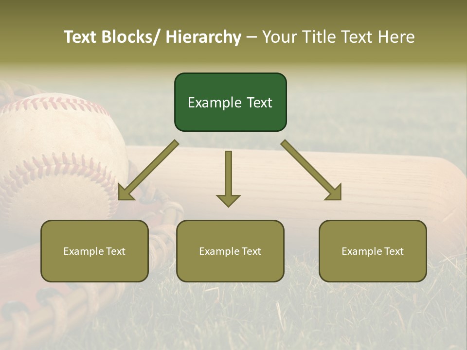 Field Infield Ball PowerPoint Template