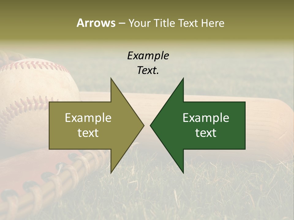 Field Infield Ball PowerPoint Template