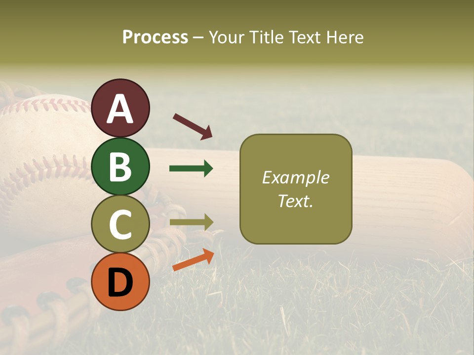 Field Infield Ball PowerPoint Template
