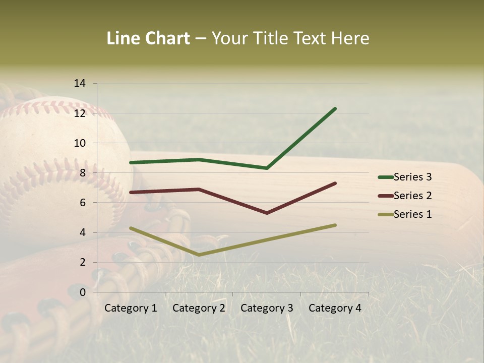 Field Infield Ball PowerPoint Template