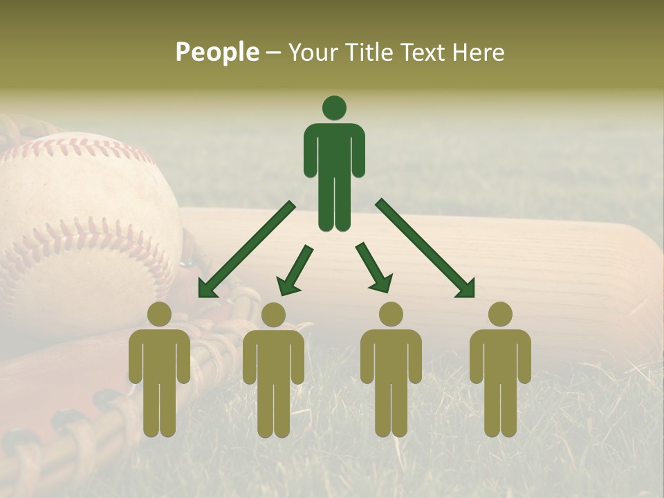 Field Infield Ball PowerPoint Template