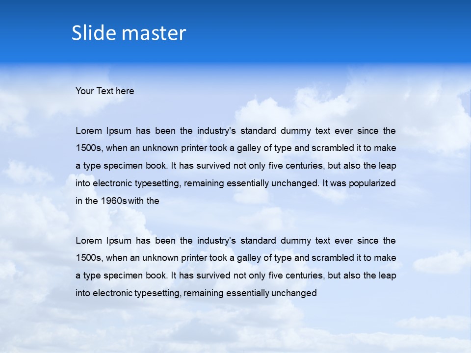 Above Background Pattern PowerPoint Template